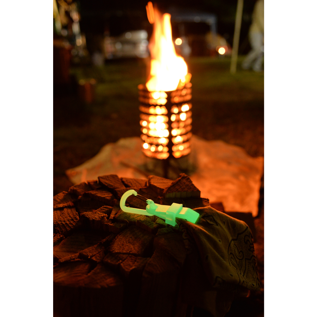 OUROBOROS CLIP OBORO | Glow-in-the-Dark Carabiner Clip | Made in Japan